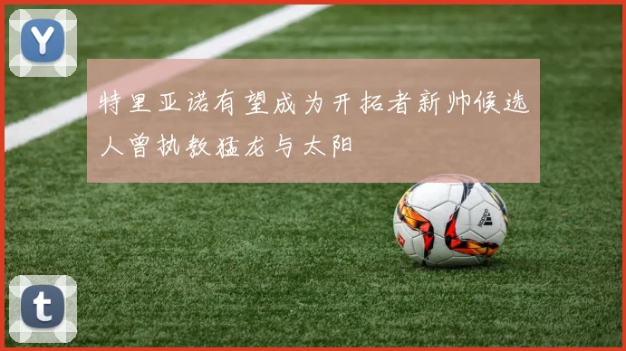 特里亚诺有望成为开拓者新帅候选人曾执教猛龙与太阳